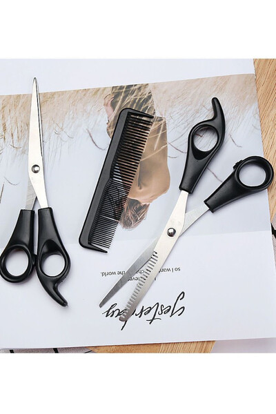 Choice 3 pcs Professional Hairdressing Scissors Kit Tool for Children's Hair ...