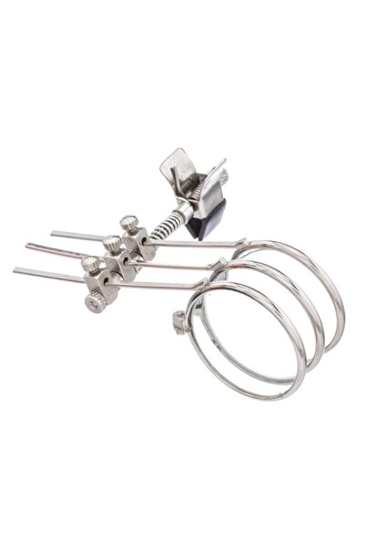 Choice Silver Jeweller's Eye Loupe 3.3X, 6.6X, 9.9X Triple Ocular Loupe Clip ...