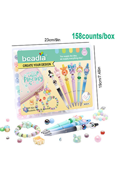 Choice about158pcs style1 1Set/Bbag DIY Beadable Pens and Friendship Bracelet...