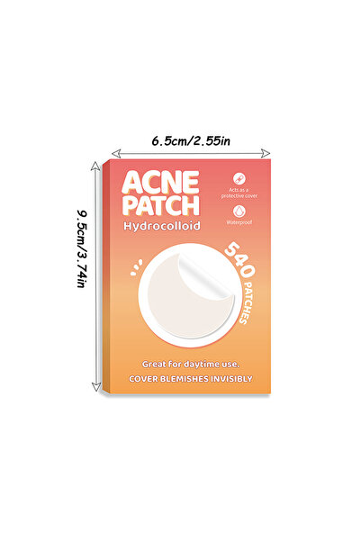 Choice لصقات علاج حب الشباب والبثور من ون سايز، 540 قطعة، للعناية بالبشرة، غي...