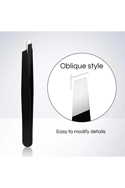Choice 4 Pcs Set 4 Pcs Set High-Quality Stainless Steel Eyebrow Tweezers Suit...