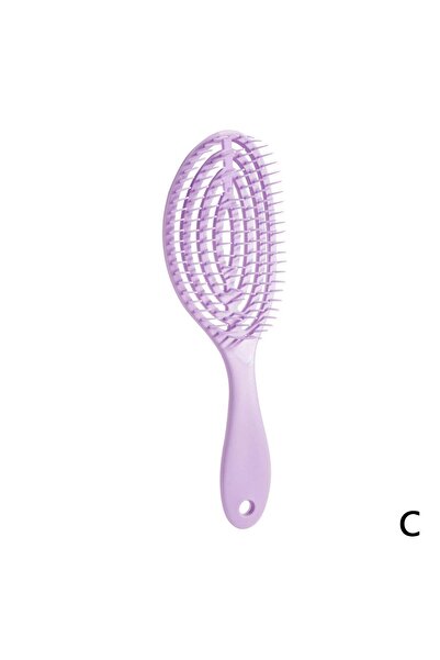 Choice purple 1PCS Massage Hair Comb Wet Hair Brush Salon Women Hairdressing ...