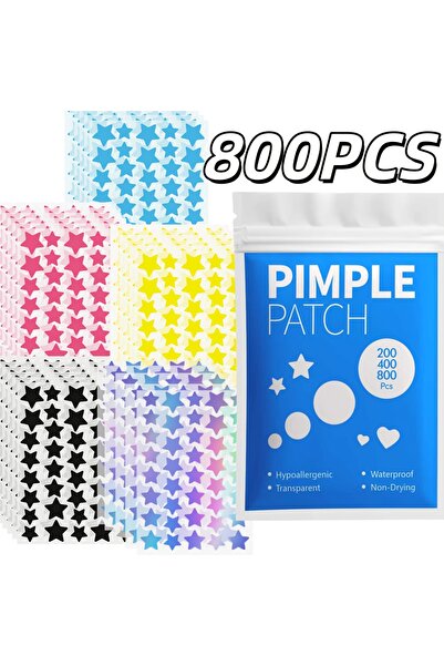 Choice لصقات حب الشباب الملونة من لانسيتيزي، 800 قطعة، 200/400/800 قطعة | منا...