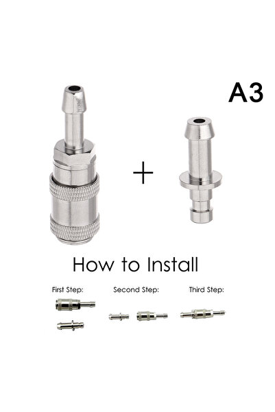 Choice1 A3 Metal Air Hose Connector NIBP Adapter Blood Pressure Meter BP Cuff...