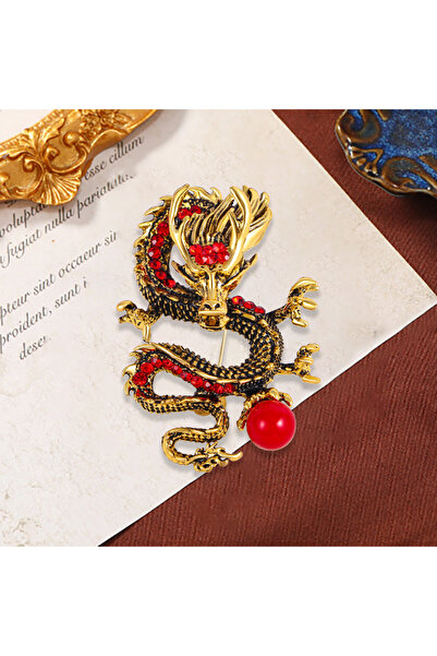 Choice O6-1-5459 chinese dragon brooch for men women corsage suit accessories...