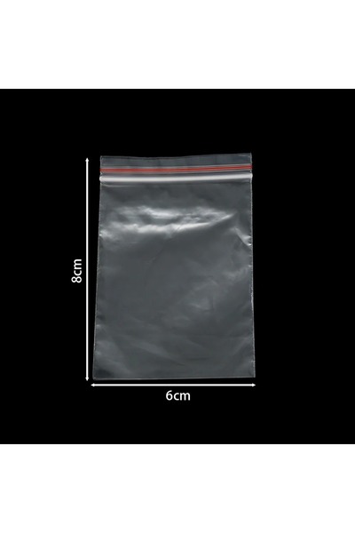 choice2 6x8cm 100Pcs Multiple Sizes Transparent Ziplk Plastic Bag for Jewelry...