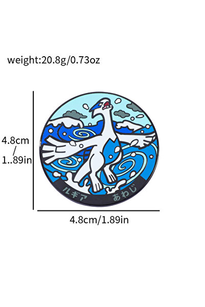Choice style 1 Anime Pokemon Lugia Ho-Oh Enamel Pin Collect Badge Lapel Brooc...