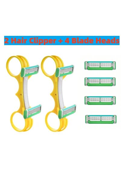 choice2 008-2SET ماكينة حلاقة برأس أصلع قابلة للغسل / رؤوس بديلة، ملحقات شفرا...