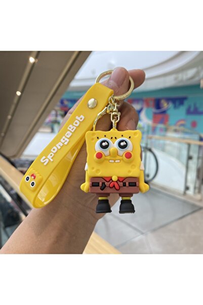 Choice سلسلة مفاتيح أنمي سبونج بوب سكوير بانتس، باتريك ستار، كاواي، مصنوعة من...