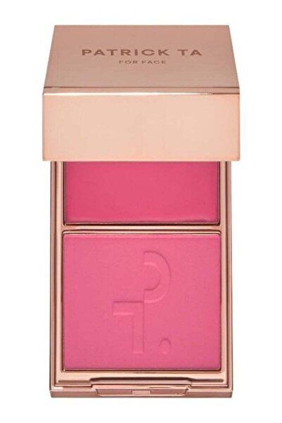 PATRICK TA أحمر خدود كريمي وبودرة مزدوج من ميجور هيدلاينز، 10 غرام، شي أ دول