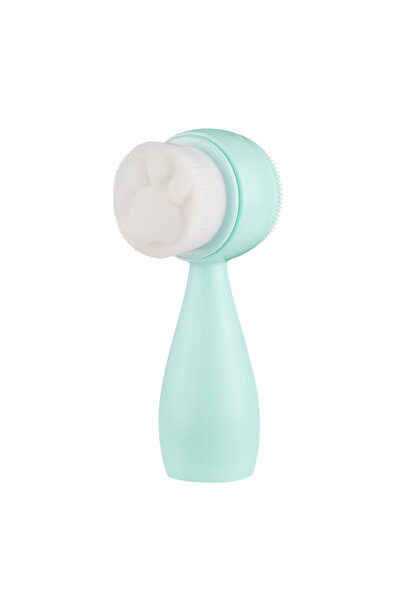 Choice Green 1pc Facial Cleansing Brush 2 In 1, Face Exfoliating Pore Deep Cl...