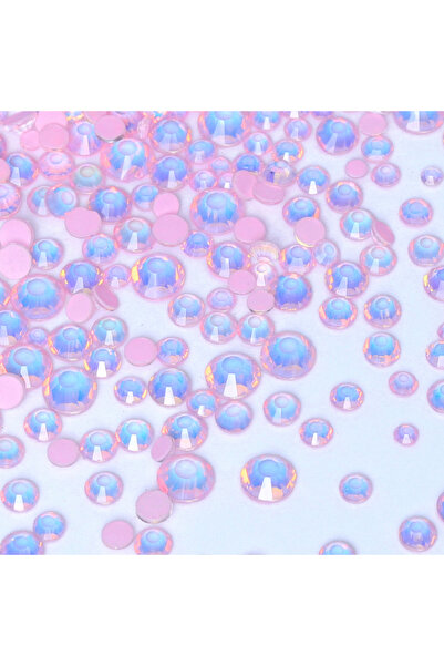 Choice 1440 قطعة من أحجار الراين الزجاجية ذات اللون الوردي الفاتح، بأحجام متن...