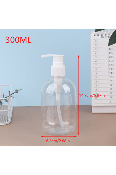 choice2 زجاجات موزع مضخة فارغة محمولة سعة 300 مل و200-500 مل، أسطوانية الشكل،...