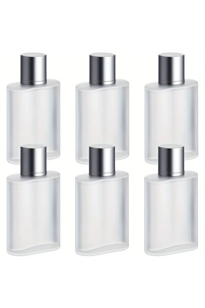 Choice Glass 50ml 6pcs 6pcs Refillable Perfume Bottles with 3 Accessories 50M...