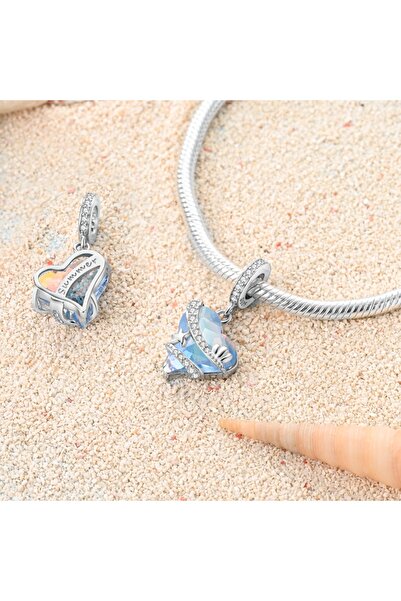 Choice12 KTC1155 925 Sterling Silver Charms Beads Four-Leaf Clover Tree of Li...