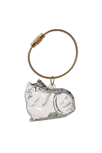 Choice 3 Cat Hair Storage Capsule Keychain Collecting Pet Hairs Memorial Acce...