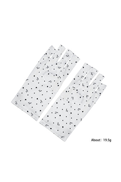 Choice قفازات قصيرة على شكل قلب، زوج واحد، للحماية من الأشعة فوق البنفسجية، ق...