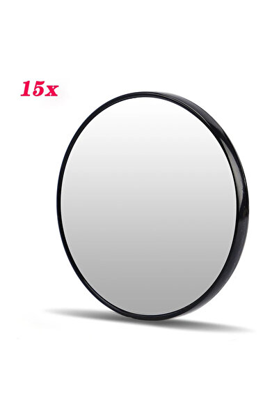 Choice Black-15X 5X/10X/15X Magnifying Mirror with Suction Cup Round Cosmetic...