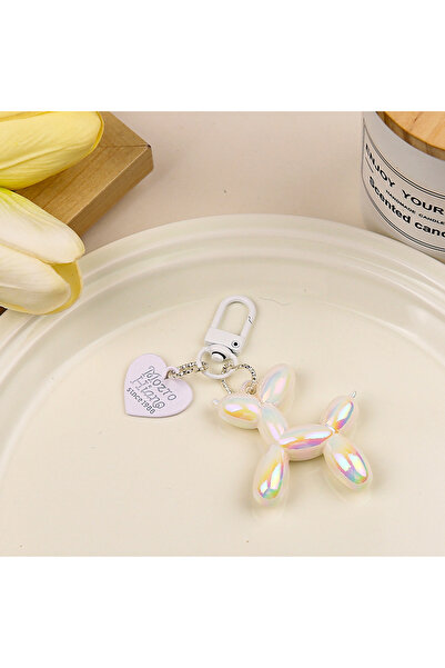 Choice DG44303 Cute Y2K Acrylic Cartoon Balloon Dog Keychains for Women Bag P...