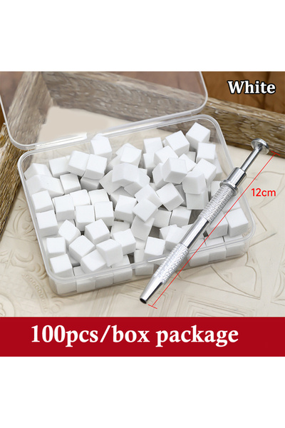 Choice A7 50/100Pcs Square Nail Art Sponge Set Gradient Nails Brushes Gel Pol...