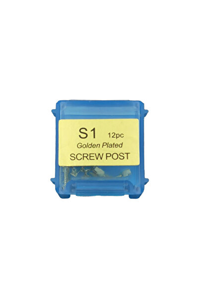 Choice1 طقم أعمدة تثبيت مخروطية مطلية بالذهب عيار 14 (ستانلس ستيل) مكون من 12...