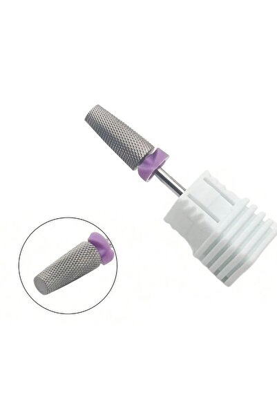 Choice 1pc Flat Top 5 in 1 Nail Drill Bit Professional Carbide Cross Tapered ...