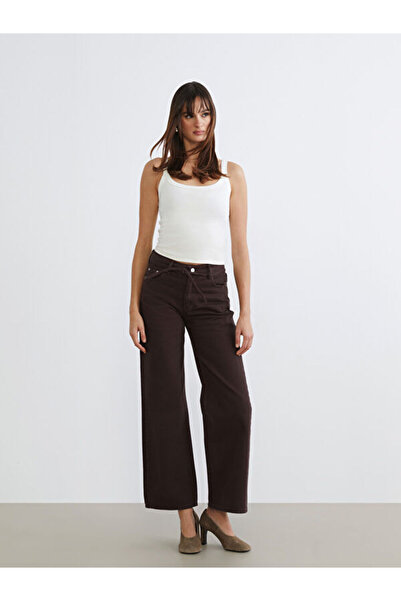 LC Waikiki Rmz Gi̇yi̇m Farkiyla Wide Leg Women's Jean Pants