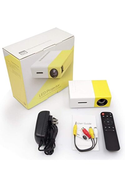 Generic جهاز عرض صغير، جهاز عرض LED محمول بدقة 1080 بكسل، سينما منزلية