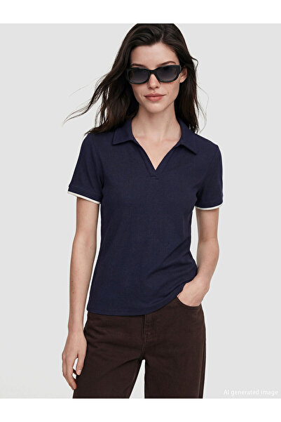 LC Waikiki Γυναικείο μπλουζάκι Özmarka New Season Polo Collar