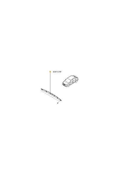 Renault Chrome Trunk Trim Log Facelift Logan/Dokker/Jogger/Stepway