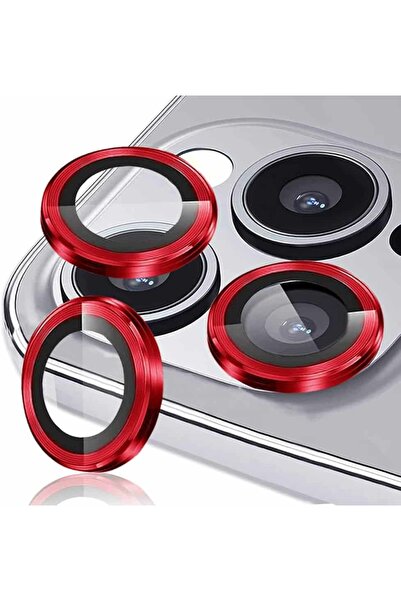 Veloa (16-15-14) برو / (16-15-14) برو ماكس - واقي عدسة الكاميرا (أحمر)