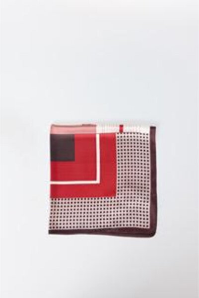 Jimmy Key Bordo Dokuma Eşarp