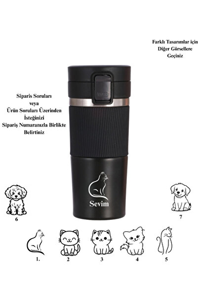 Penguen Kişiye Özel Termos Özel İsim/ Tasarımlı