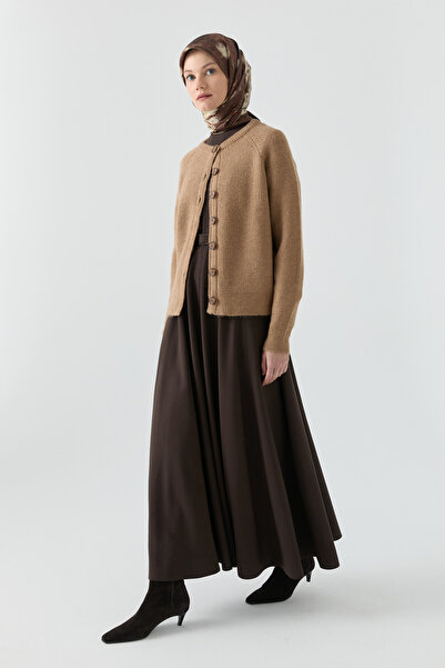 Tuğba Reglan Kol Hırka - Bej