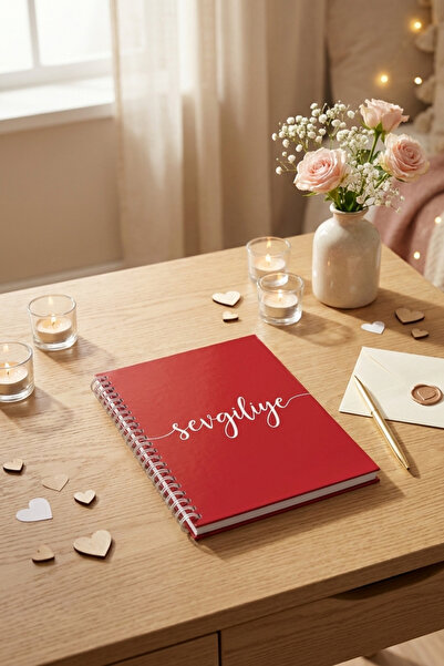 Be Online Valentine's Day Special Spiral Unlined Notebook 150 Pages