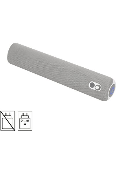 Somogyi Boxă Bluetooth acustică portabilă, alb/gri