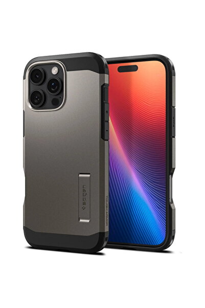 Spigen Husa pentru iPhone 16 Pro - Tough Armor MagSafe - Gunmetal