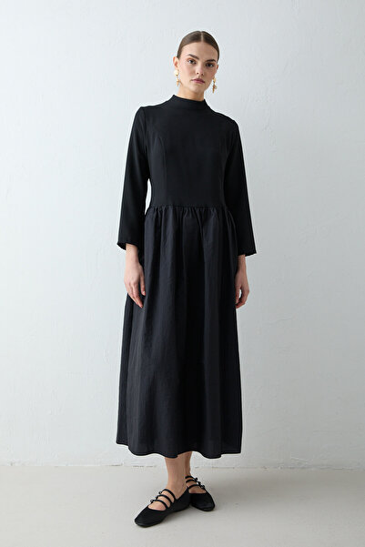 Melike Tatar Mobile Sleeve Cuffed Dress 32-2678