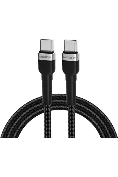WOZINSKY WNBCC2 USB Tip-C / USB Tip-C PD 65W 2m Negru