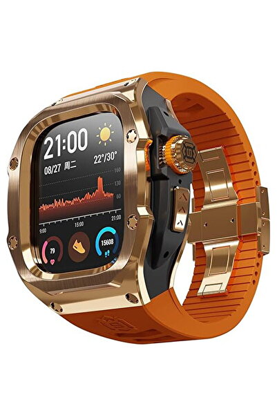 ShellBox Husa pentru Apple Watch 4 / 5 / 6 / SE (44mm) + Curea - Waterproof I...