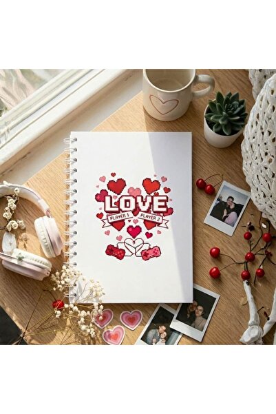 Be Online Valentine's Day Special Spiral Dotted Notebook 150 Pages