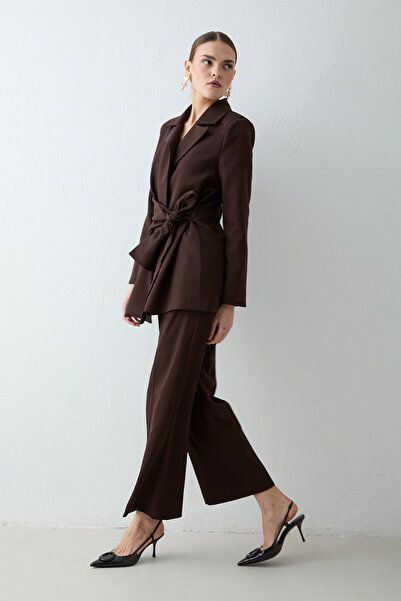 Melike Tatar Tied Jacket Suit 32-2656