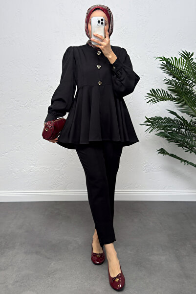 Salih Çelebi Flywheel Detail Double Set 0071 - Black