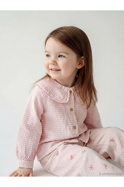 LC Waikiki UZG STORE'dan Stil Sahiplerine Bebe Roba Yaka Kız Bebek Gömlek