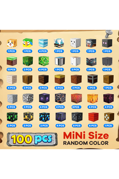 Choice1 مجموعة مكعبات بناء مغناطيسية مكونة من 100 قطعة، مغامرة الحمم البركاني...