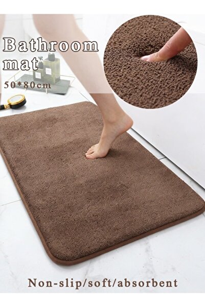 Generic Bathroom Mat,Soft Plush Bath Rug,Anti-slip Floor Ma,Quick Water Absor...