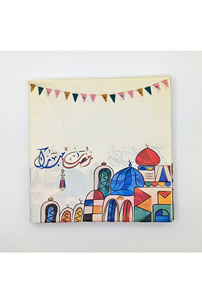 Choice Bag Package 20pcs 20pcs 33cm 2Layer Ramadan Themed Colored Napkins, Na...