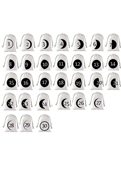 Choice 10X14cm 30PCS A ramadan 30pcs 10x14cm lunar moon 30 days Advent Calend...