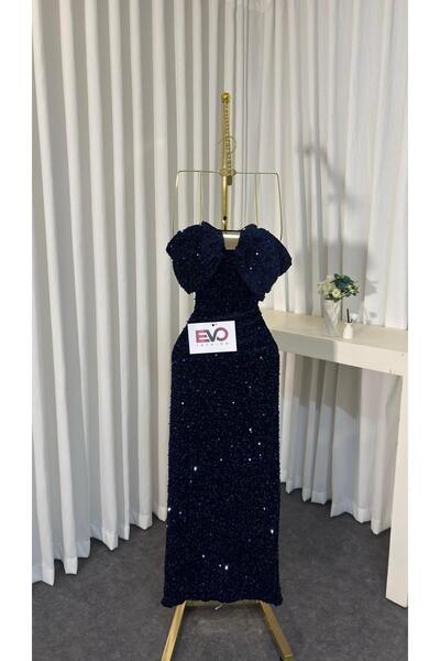 Evo Sequin evening dress