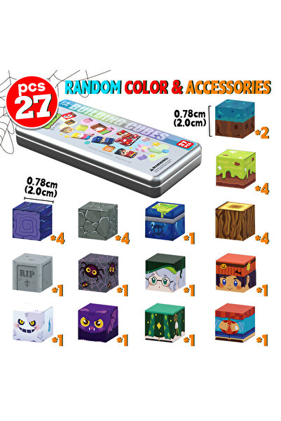 Choice 1 Set Magic Forest Iron Box Magnetic Block Set, Magnetic Cubes Tiles, ...